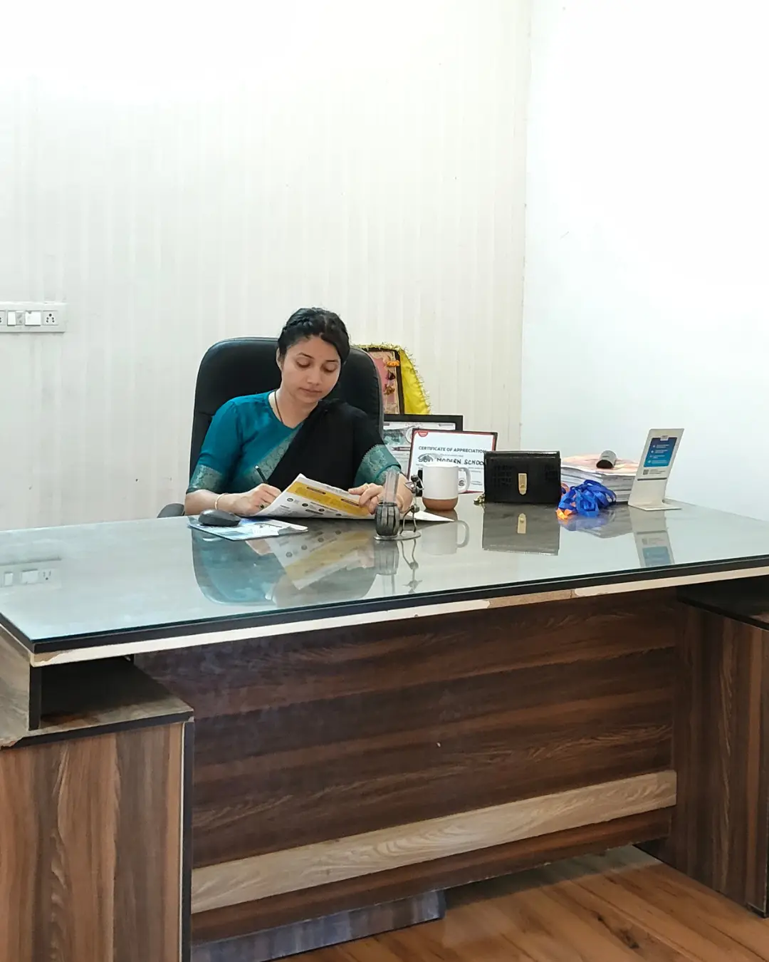Principal SBM Modern School Mrs Disha Shahi